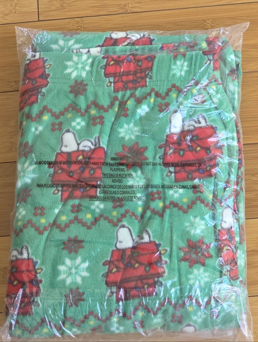 Peanuts Snoopy Loungewear XXL Holiday Pajama Set Men's 2XL - Picture 2 of 6
